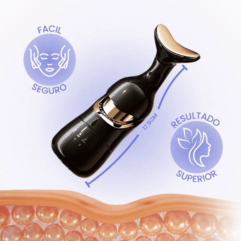 MASAJEADOR FACIAL CUELLO 4D REAFIRMANTE VIBRACION LIFTING - 5