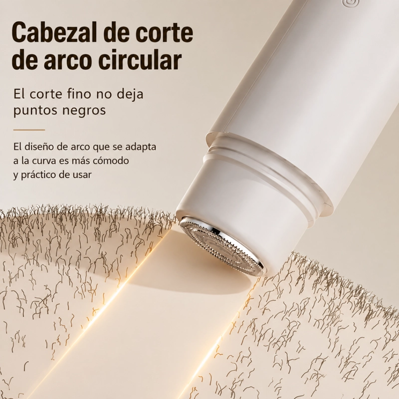 DEPILADORA DOBLE CABEZAL CORPORAL RECARGABLE - 6