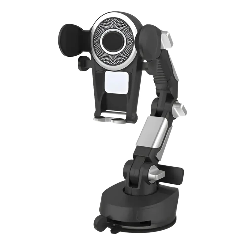 SOPORTE CELULAR AUTO VENTOSA BRAZO EXTENSIBLE 360° UNIVERSAL - 1