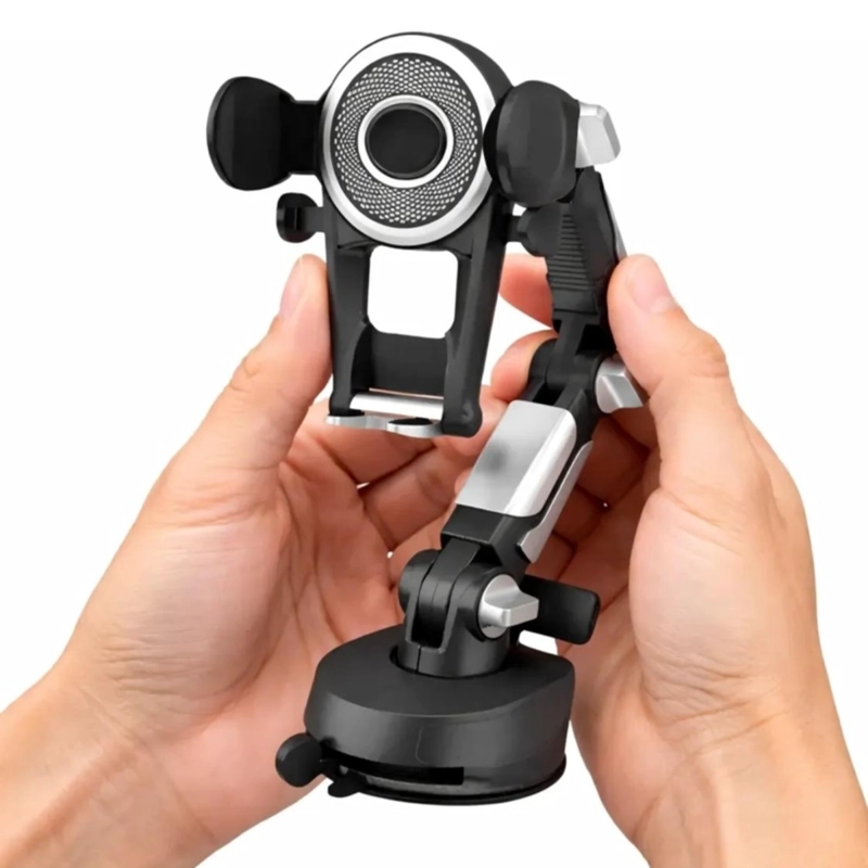 SOPORTE CELULAR AUTO VENTOSA BRAZO EXTENSIBLE 360° UNIVERSAL - 5