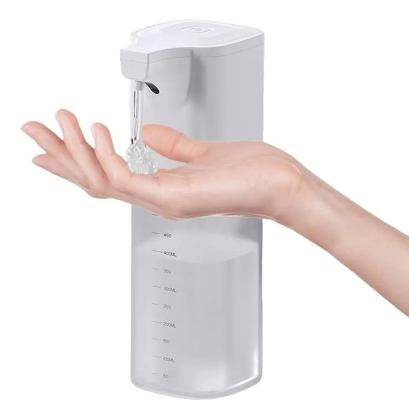 DISPENSADOR DE JABON AUTOMATICO RECARGABLE SENSOR ESPUMA - 1