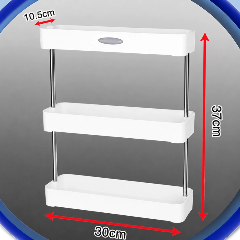 ORGANIZADOR DE COCINA 3 NIVELES RACK ESPECIERO MULTIUSO - 3