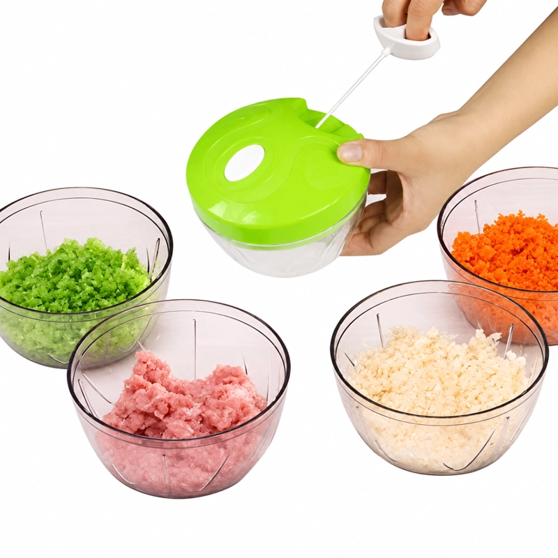 MINI PROCESADOR CORTADOR ALIMENTOS MANUAL SPEEDY CHOPPER - 5