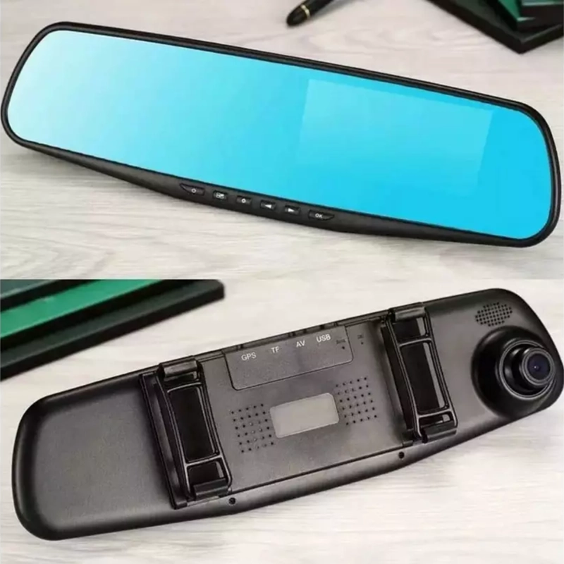 ESPEJO RETROVISOR CON CAMARA DVR FULL HD GRABACION AUTO - 3
