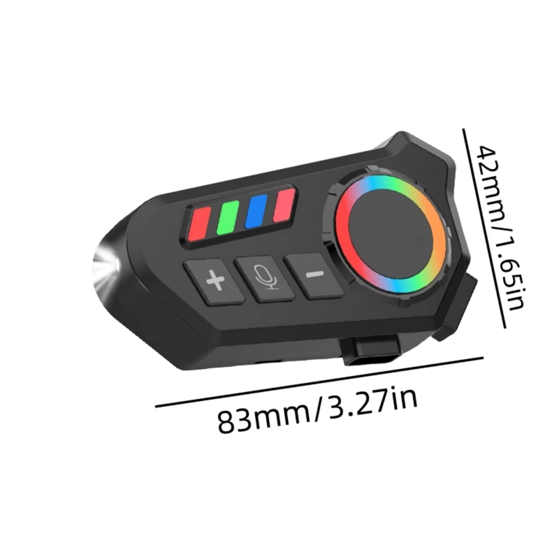 AUDIFONOS MANOS LIBRES PARA CASCO DE MOTO INTERCOMUNICADOR - 3