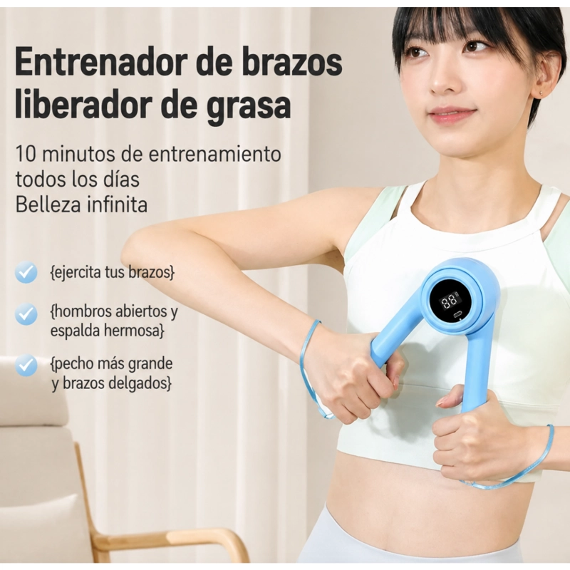 EJERCITADOR DE BRAZOS TONO MUSCULAR Y POSTURA CON PANTALLA - 4