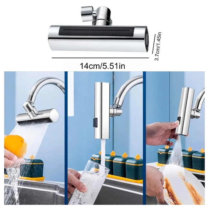 CABEZAL DE GRIFO AIREADOR AGUA MULTIFUNCIONAL ROTACION 360°MODELO CABEZAL DE GRIFO AIREADOR AGUA MUL - 3