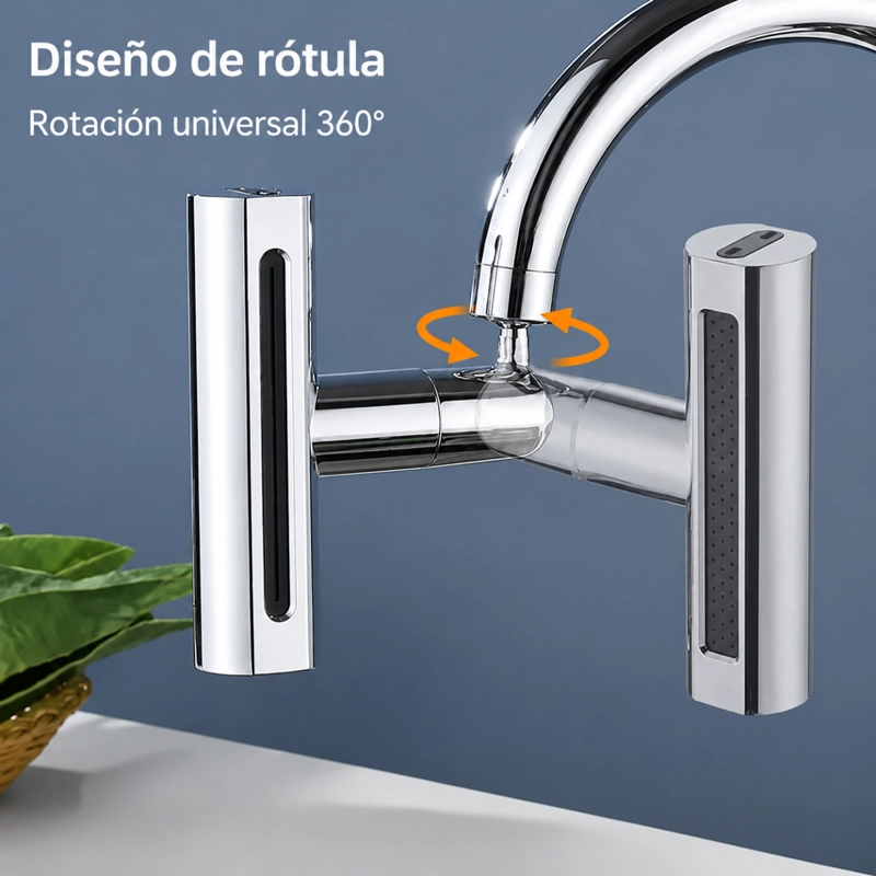 CABEZAL DE GRIFO AIREADOR AGUA MULTIFUNCIONAL ROTACION 360°MODELO CABEZAL DE GRIFO AIREADOR AGUA MUL - 5