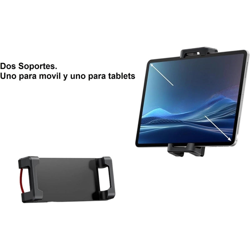 SOPORTE DE PISO FLEXIBLE EN ACERO PARA TABLET Y CELULAR - 2