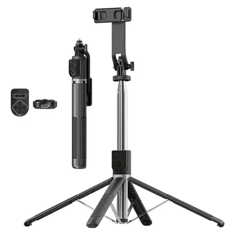 TRIPODE CELULAR EXTENSIBLE DE 2.2M BASTON SELFIE CON CONTROL - 5
