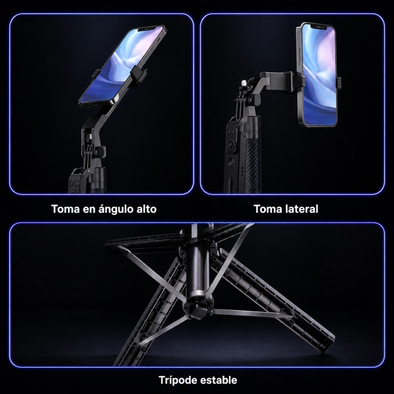 TRIPODE CELULAR INTELIGENTE SEGUIMIENTO 1.8M ESTABILIZADOR - 5