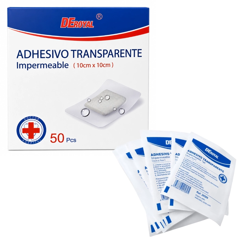 50U APOSITO ADHESIVO IMPERMEABLE ESTE RILES 10X10CM - 1