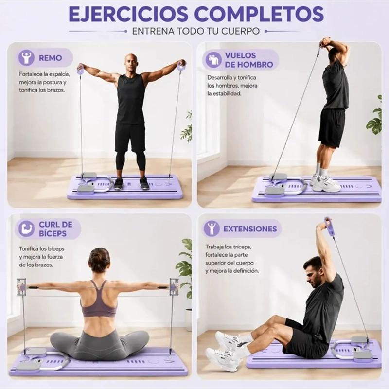 TABLA EJERCICIOS EN CASA PLEGABLE MULTIFUNCION BODY TRAINING - 5