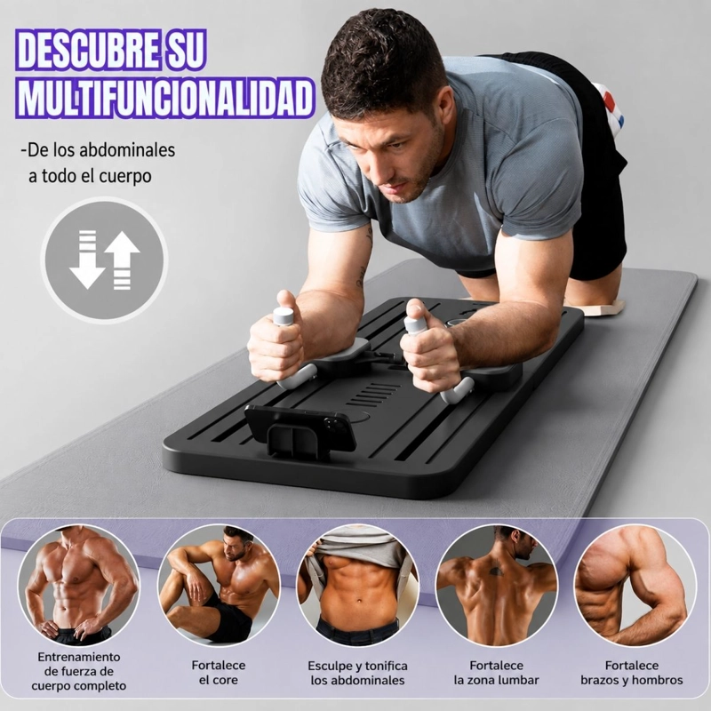 TABLA EJERCICIOS EN CASA PLEGABLE MULTIFUNCION BODY TRAINING - 6