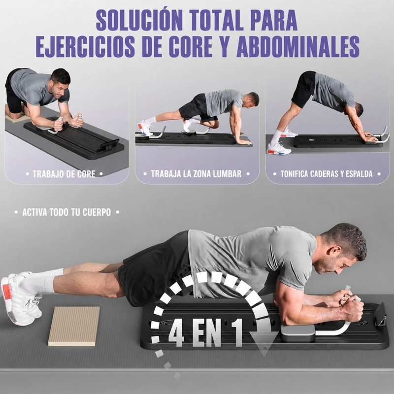 TABLA EJERCICIOS EN CASA PLEGABLE MULTIFUNCION BODY TRAINING - 7