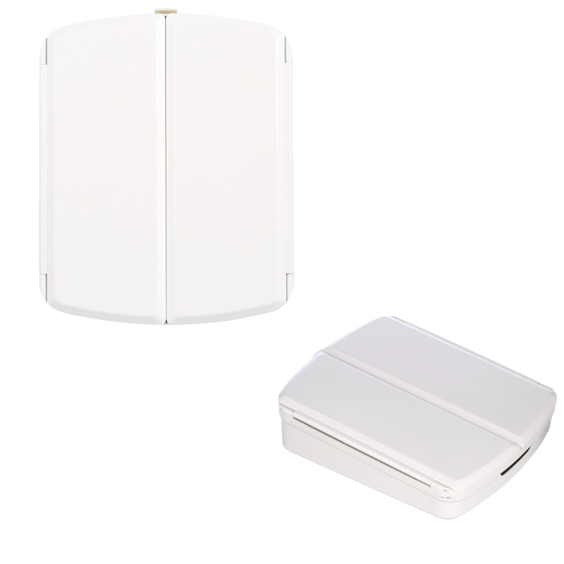 ESPEJO DE MAQUILLAJE CON LUZ LED PLEGABLE TRIPLE PORTATIL - 5