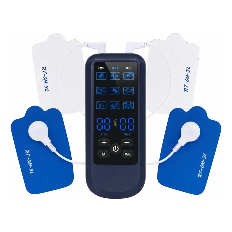 MASAJEADOR CORPORAL ELE CTRODOS TENS EMS TERAPIA 8 MODOS - 7