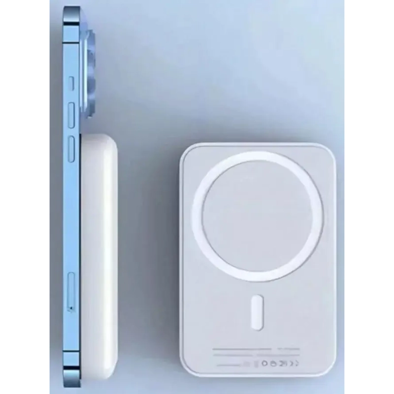 CARGADOR PORTATIL 20000MAH INALAMBRICO MAGNE TICO CELULAR - 3