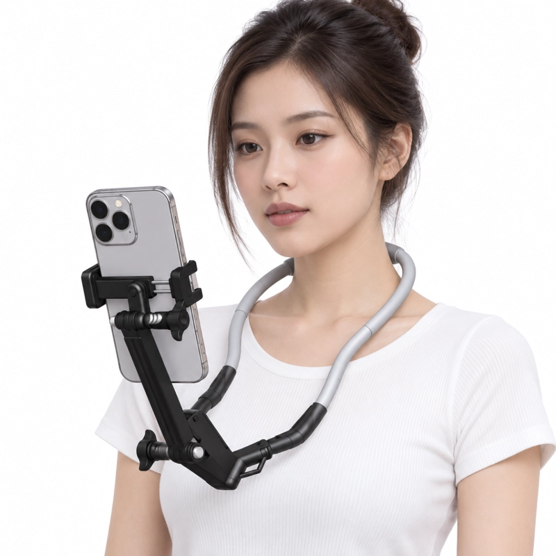 SOPORTE DE CUELLO FLEXIBLE PARA CELULAR GRABACION - 1