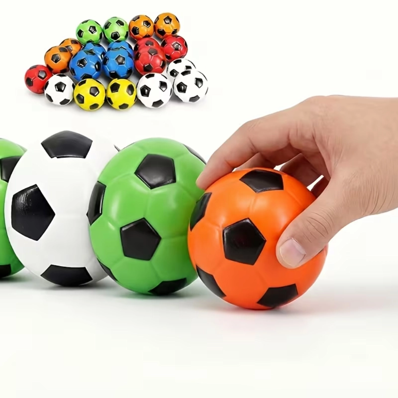 SET 12 PELOTAS ANTIESTRES ANTIANSIEDAD ESPUMA ADULTOS NIÑOS DISEÑO RUBIC - 4