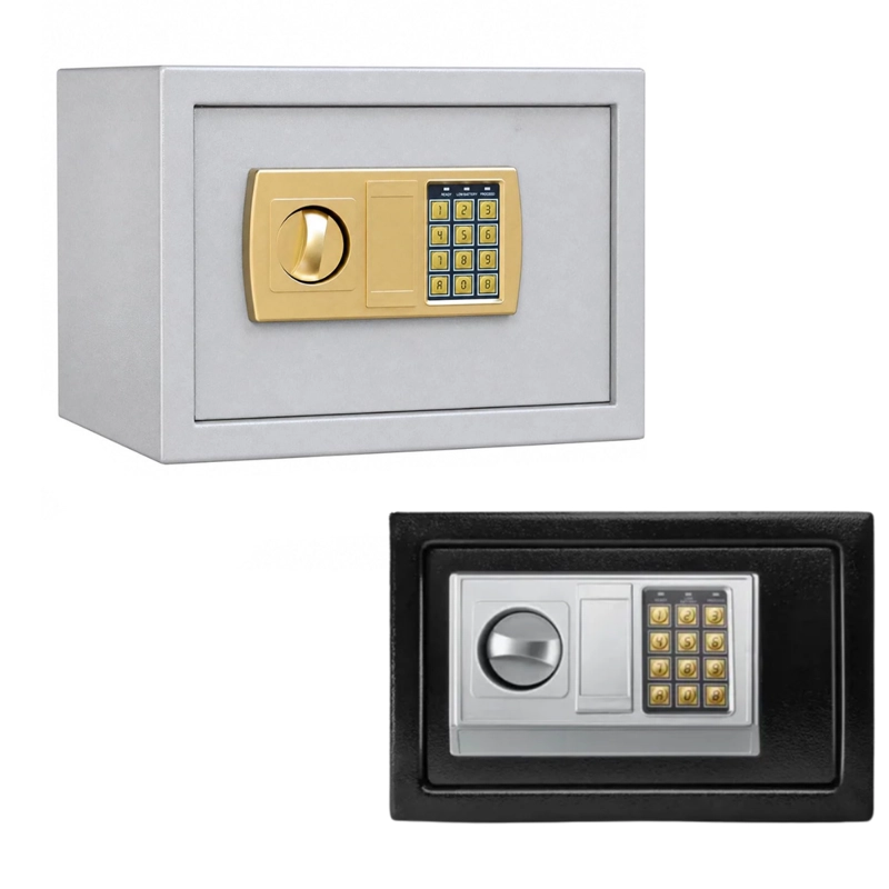 CAJA DE SEGURIDAD FUERTE DIGITAL DE ACERO CON LLAVE 8 LITROS - 1