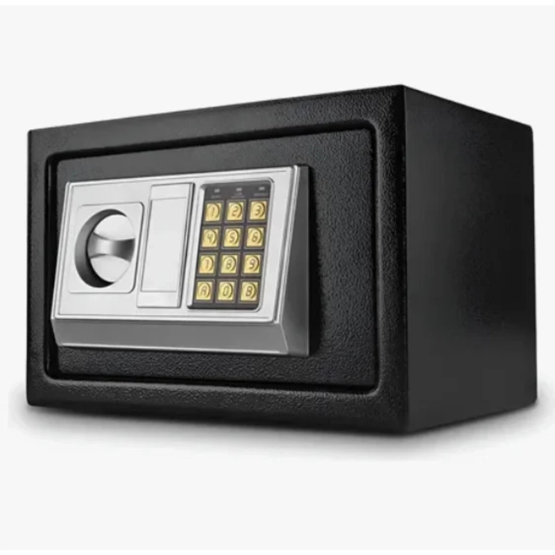 CAJA DE SEGURIDAD FUERTE DIGITAL DE ACERO CON LLAVE 8 LITROS - 4