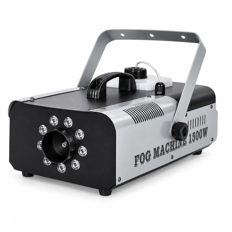 MAQUINA DE HUMO Y LUCES 1500W PARA FIESTAS EVENTOS - 1