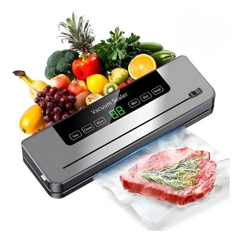 SELLADORA AL VACIO DE ALIMENTOS MAQUINA EMBALADORA 65KPA - 1