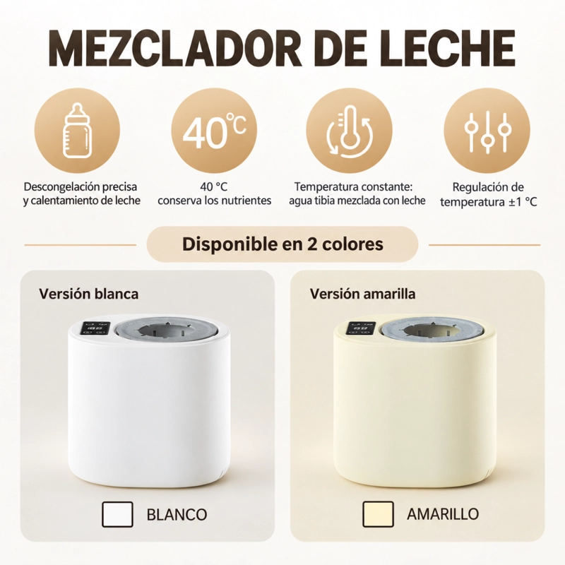 MEZCLADOR Y CALENTADOR DE MAMADERAS ELE CTRICO 2 EN 1 - 5