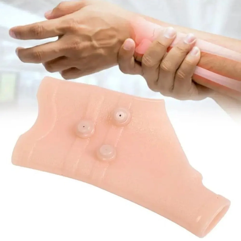 MUÑEQUERA DE SILICONA CON IMANES TERAPIA MAGNETICA - 4