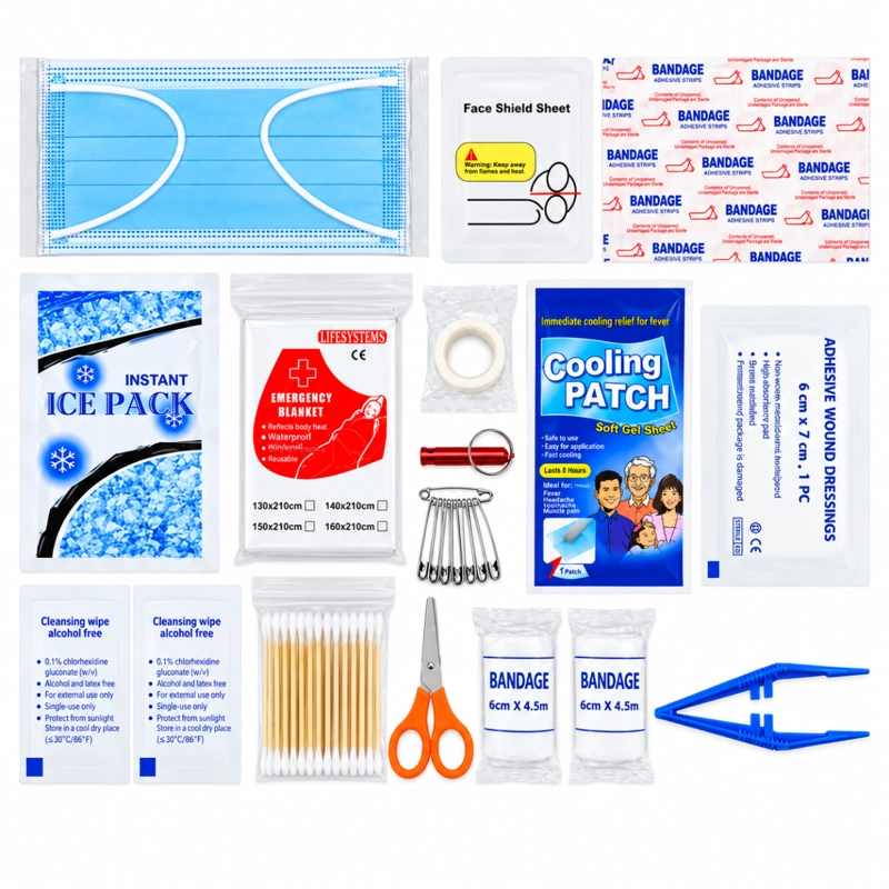 BOTIQUIN DE PRIMEROS AUXILIOS MALETIN PLASTICO COMPLETO - 3