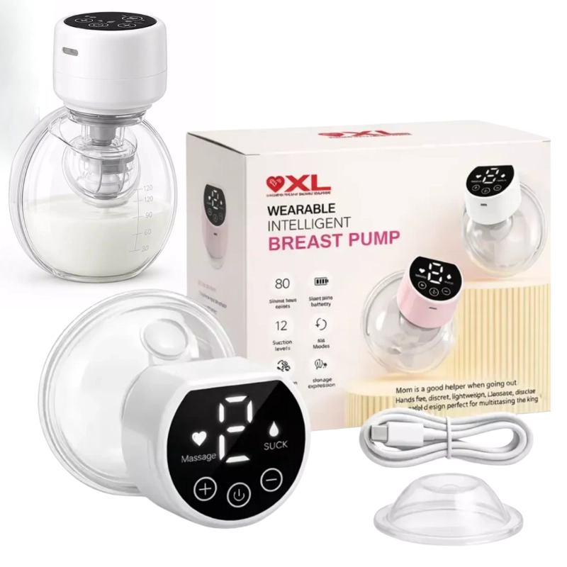 EXTRACTOR LECHE MATERNA ELE CTRICO MANOS LIBRES INALAMBRICO - 1