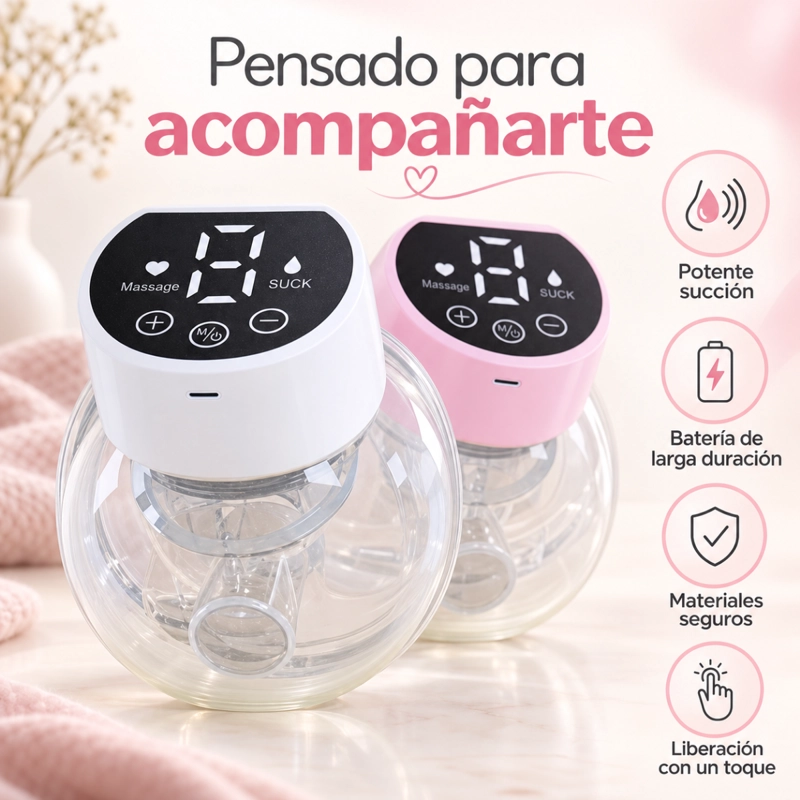 EXTRACTOR LECHE MATERNA ELE CTRICO MANOS LIBRES INALAMBRICO - 3