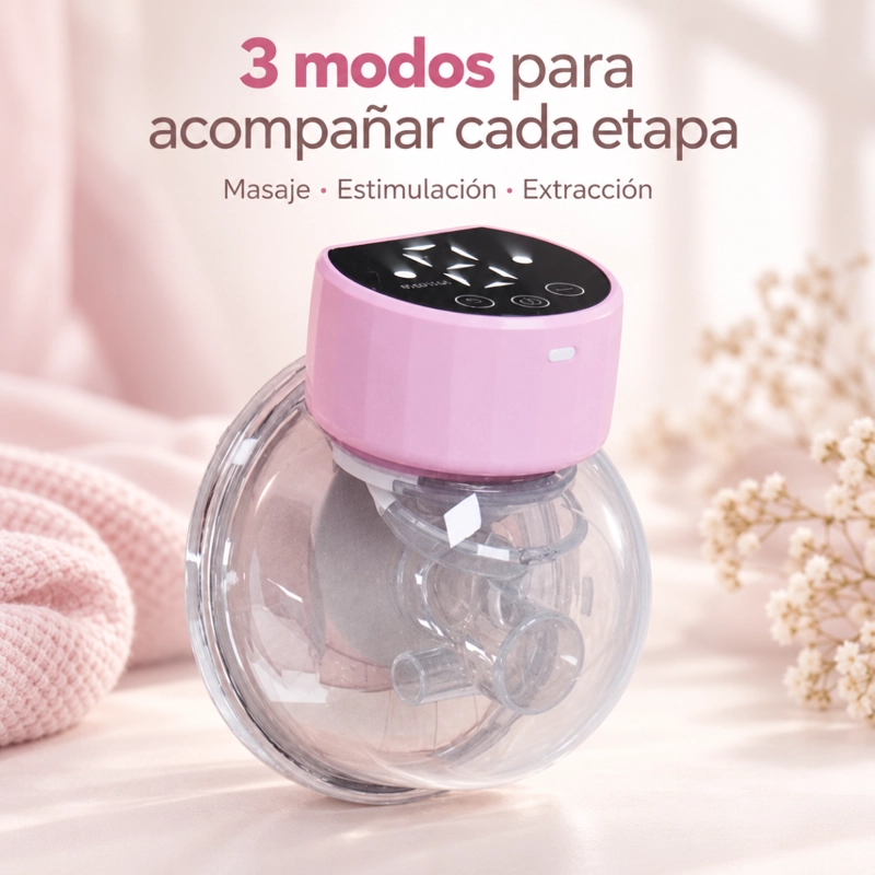 EXTRACTOR LECHE MATERNA ELE CTRICO MANOS LIBRES INALAMBRICO - 4