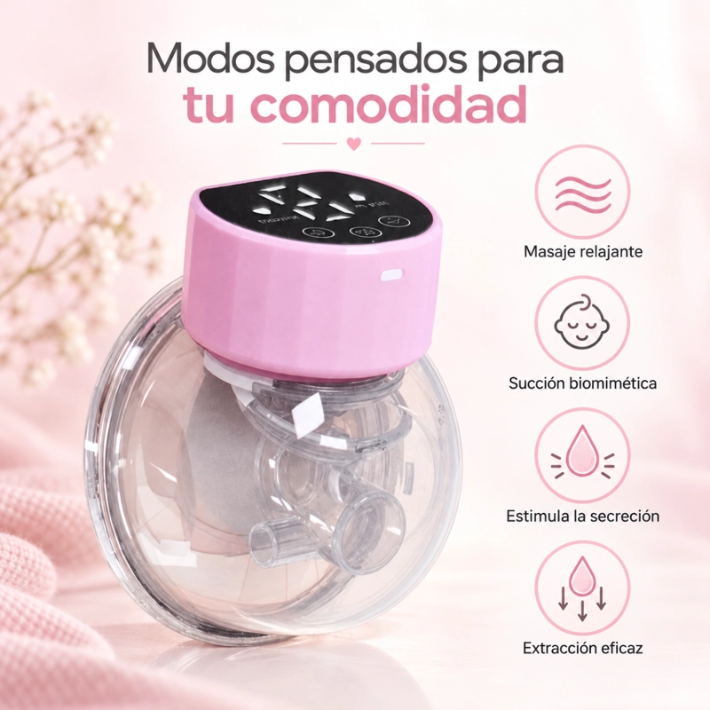 EXTRACTOR LECHE MATERNA ELE CTRICO MANOS LIBRES INALAMBRICO - 6