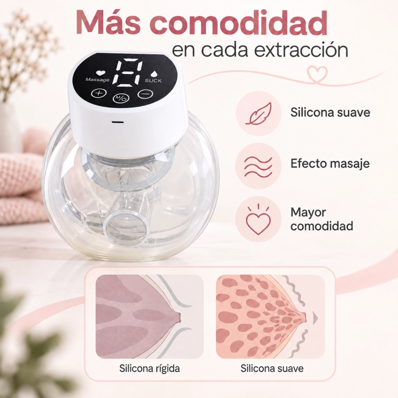 EXTRACTOR LECHE MATERNA ELE CTRICO MANOS LIBRES INALAMBRICO - 7
