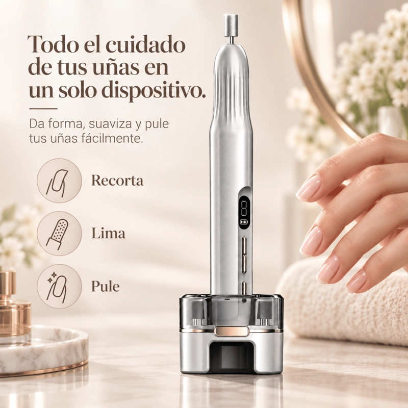 TORNO DE UÑAS ELE CTRICO PROFESIONAL 12000 RPM RECARGABLE - 2