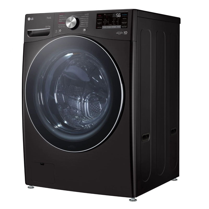 LAVADORA SECADORA CARGA FRONTAL LG 22KG13KG WD22BV2S6R CON AIDD™ Y STEAM - 3