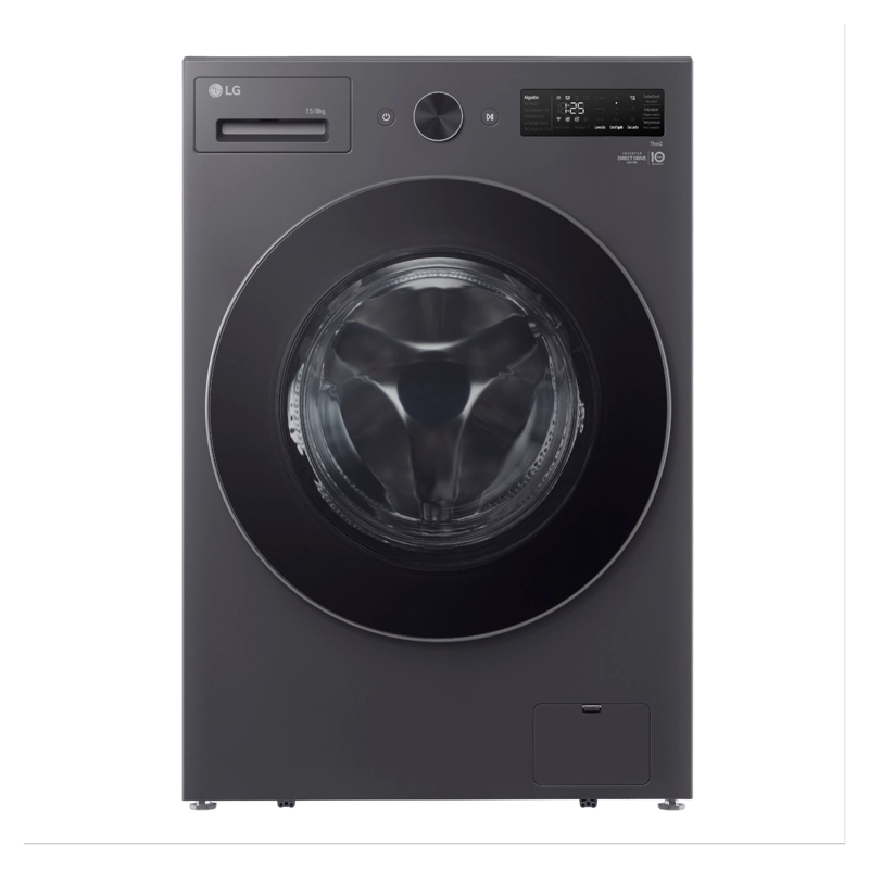 LAVADORA SECADORA CARGA FRONTAL LG 15KG/8KG WD15EGNTSPG CON 6 MOTION DD - 1