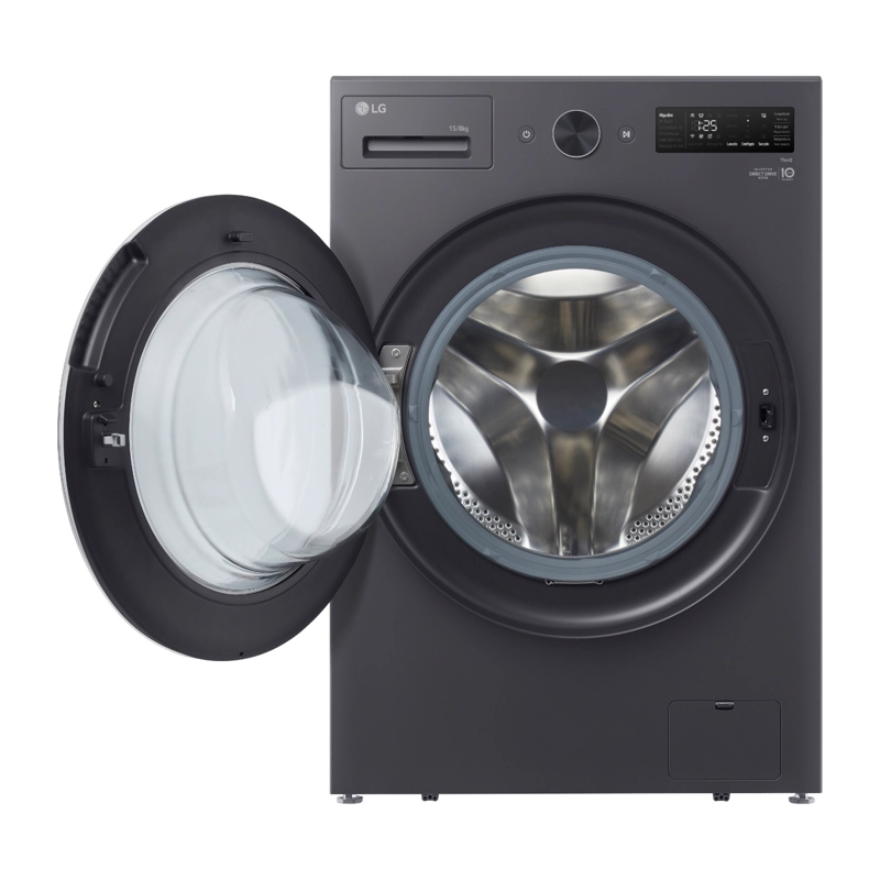 LAVADORA SECADORA CARGA FRONTAL LG 15KG/8KG WD15EGNTSPG CON 6 MOTION DD - 3