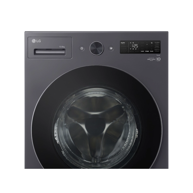 LAVADORA SECADORA CARGA FRONTAL LG 15KG/8KG WD15EGNTSPG CON 6 MOTION DD - 7