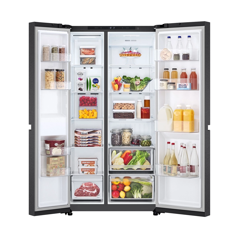 REFRIGERADOR SIDE BY SIDE LG 664 LITROS CON MOTOR SMART INVERTER GS66BPM - 4