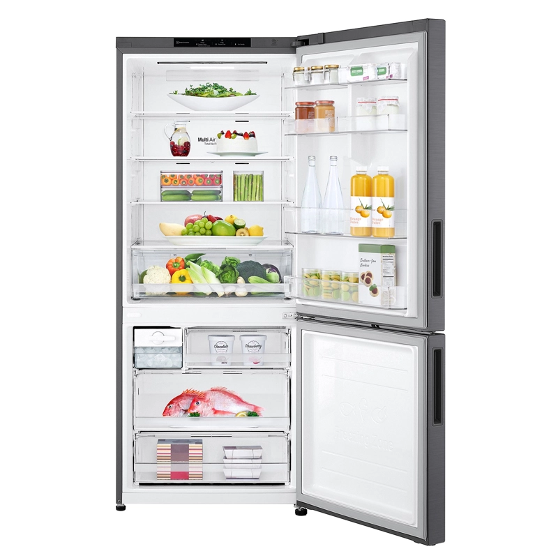 REFRIGERADOR BOTTOM FREEZER LG 421 LITROS CON DOORCOOLING+ GB40BPG - 4
