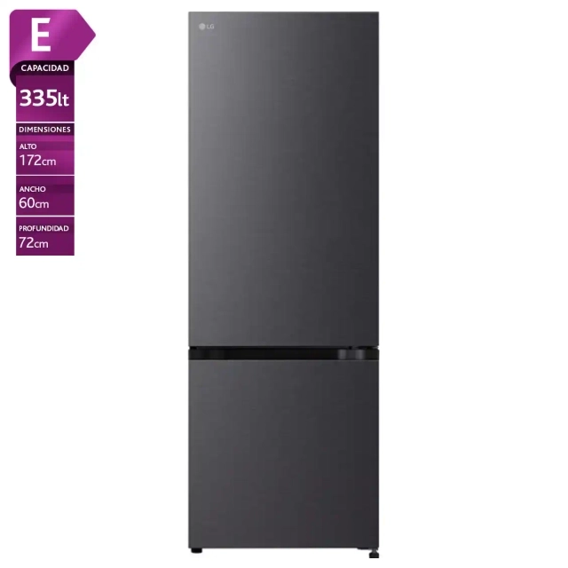 REFRIGERADOR BOTTOM FREEZER LG GB34BPM 335L NO FROST - 1