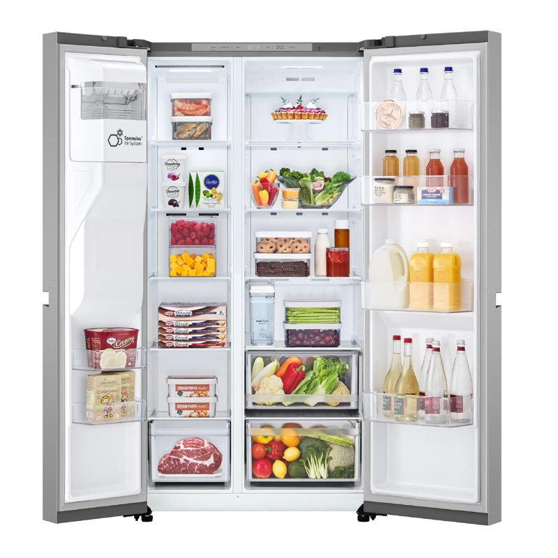 REFRIGERADOR SIDE BY SIDE LG 638 LITROS CON MOTOR SMART INVERTER COMPRESSOR GS66SPY - 4