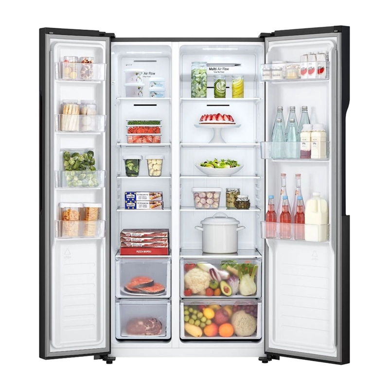 REFRIGERADOR SIDE BY SIDE LG 509 LITROS CON MOTOR SMART INVERTER GS51MPD - 5