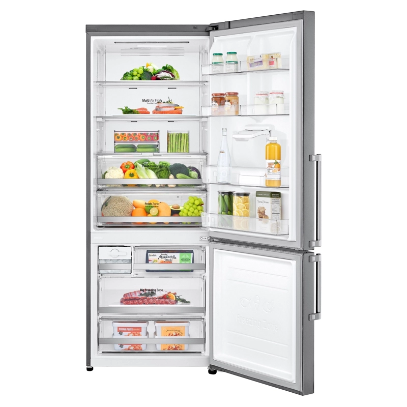 REFRIGERADOR BOTTOM FREEZER LG 461 LITROS CON THINQ™ GB45SGP - 4