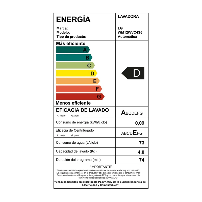 LAVADORA CARGA FRONTAL LG 15KG WM15EGNTSPG CON 6 MOTION DD Y AIDD™ - 3