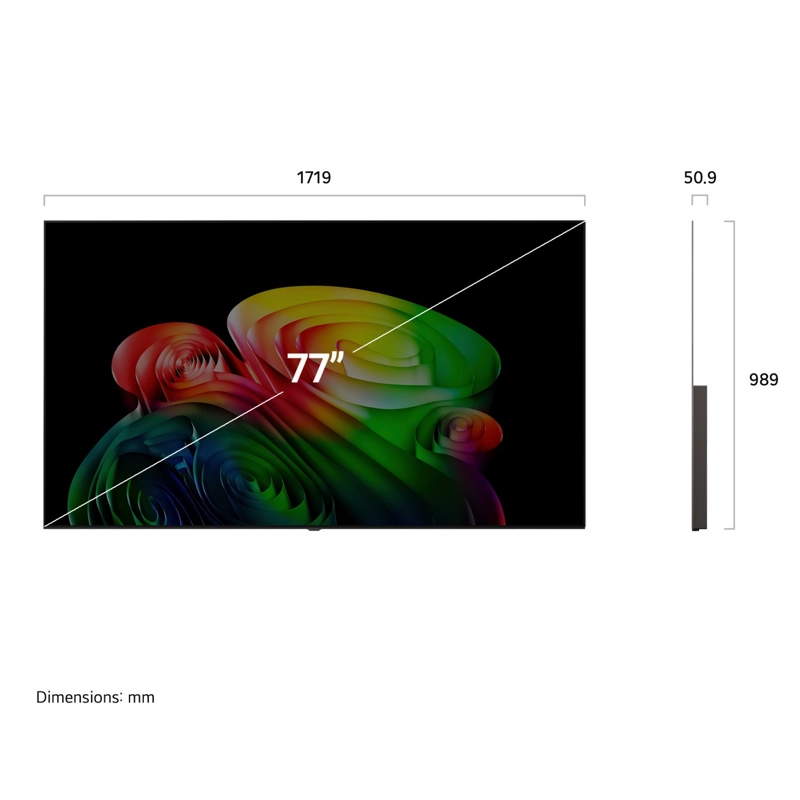 SMART TV LG OLED AI B6 77' OLED77B6PSA 2026 4K UHD - 3