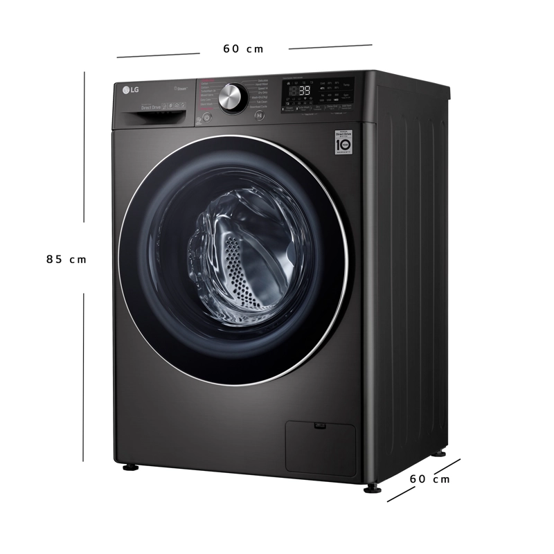 LAVADORA SECADORA CARGA FRONTAL LG 14/8KG WD14BVC2S6 CON TECNOLOGIA STEAM+, AIDD, THINQ - 8
